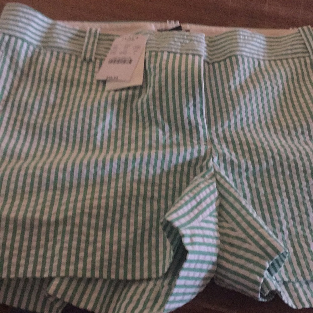 Jcrew women seersucker shorts